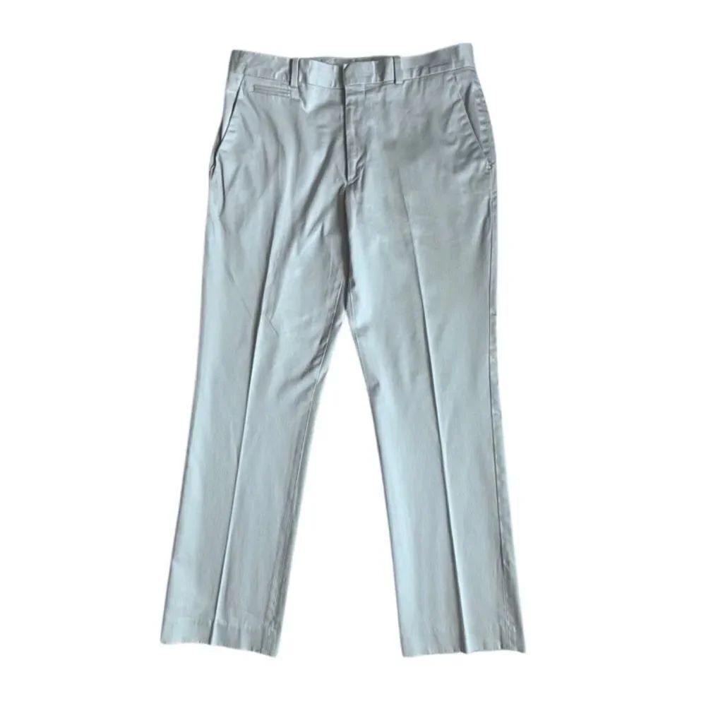 Perry Ellis Premium Tan Tailored Flat Front Dress Pants SZ 32